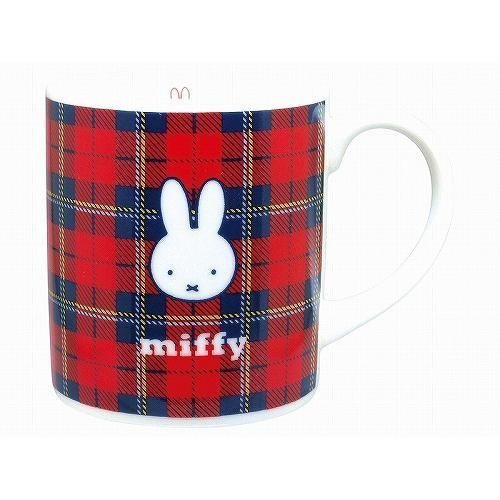 日貨 miffy 紅格子 馬克杯