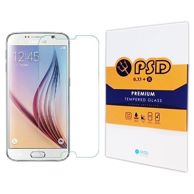 【蘆洲IN7】PSD Samsung S6 0.33mm 9H鋼化玻璃保護貼 強化玻璃 代貼 包膜 非imos