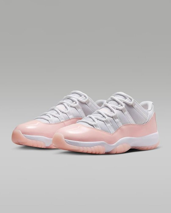 南🔥2024 5月 NIKE Air Jordan 11 Retro Low 復刻 籃球 女款 白粉AH7860-160