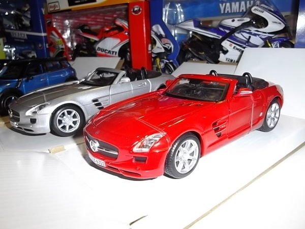 {車界模王}賓士SLS AMG 敞篷車全新到!!!!!!!!!