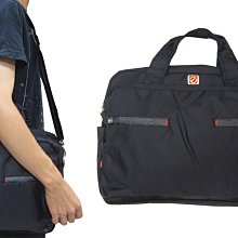 ~雪黛屋~eeBag 公事包中容量可A4資料夾主袋+外袋共四層15吋電腦高單數進口防水尼龍布手提肩斜側背HEB0221