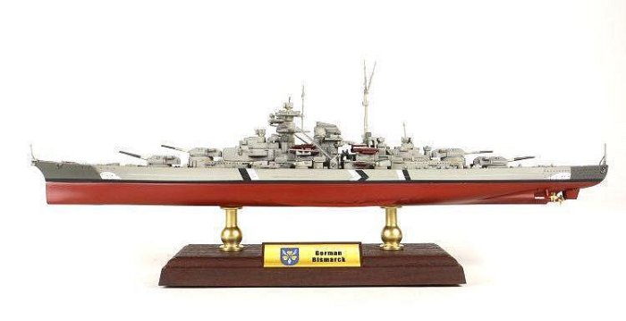 1700 德國俾斯麥號戰列艦合金軍艦模型 仿真成品擺件FOV86006