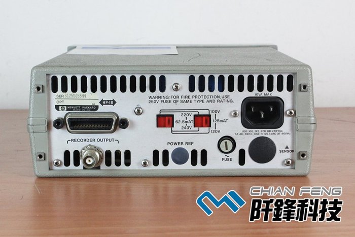 【阡鋒科技 二手儀器】HP 437B Single Channel Average Power Meter 單通道功率計