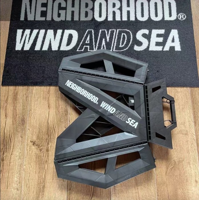 希望商店】NEIGHBORHOOD NHWDS / P-STEPSTOOL 21SS SEA 攜帶摺疊椅子