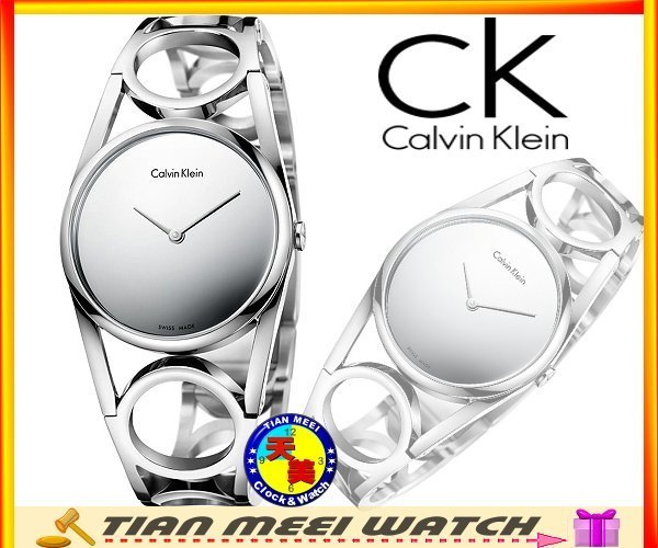 【天美鐘錶店家直營】【全新原廠CK】【下殺↘超低價有保固】Calvin Klein 女時尚手環錶 K5U2S148