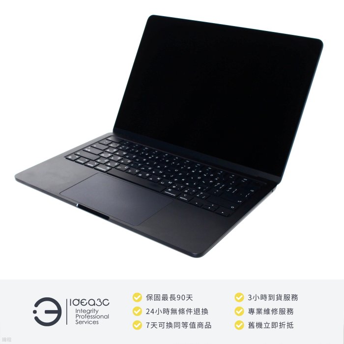 「點子3C」MacBook Air 13.6吋筆電 M2【保固到2024年9月】8G 256G SSD A2681 MLY33TA 午夜色 DM741