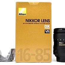 【高雄青蘋果】Nikon AF-S 16-85mm f3.5-5.6 G ED VR DX 二手鏡頭 #67007