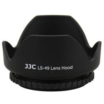 JJC 佳能微單EOS M10相機15-45  佳能EF 50mm f/1.8 STM 49mm遮光罩 蓮花罩