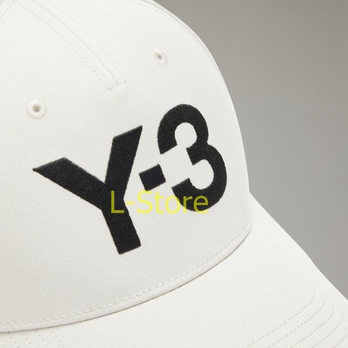 @L-store@正品 現貨 新款 Adidas Y-3 SQL CAP 黑 灰 帽 立體刺繡LOGO Y3