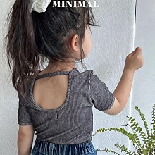 S~XL ♥上衣(CHARCOAL) MINIMAL-2 24夏季 MIA40425-113『韓爸有衣正韓國童裝』~預購