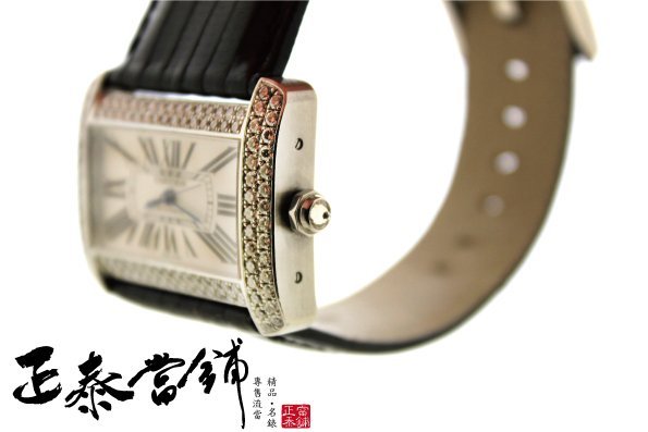 [正泰精品當舖]二手名錶GIA鑽石買賣 Cartier Divan 大沙發 鑽錶 另有 Santos 藍氣球 法國坦克