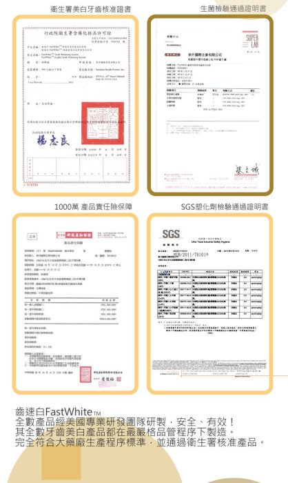 FastWhite 齒速白 男仕隨身牙齒美白筆好攜帶纖毛刷深入齒縫(非美白貼片美電動刮鬍刀男香水領帶) 攜帶方便