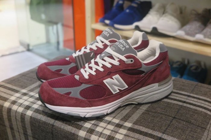 日貨代購CITY】New Balance MR993BU 993 美國製復古跑鞋酒紅限時特價