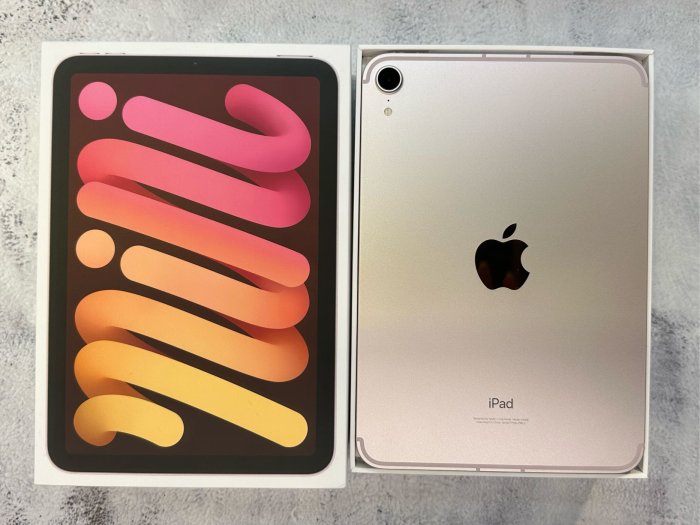 🌚 電信福利機 iPad mini 6 64G LTE 粉色 台灣貨