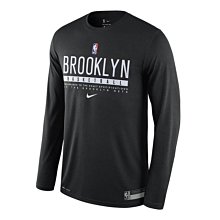 南◇2021 1月NIKE NBA DRY 黑色 布魯克林籃網 籃網隊 運動長袖 長T 男生 CK8295-010