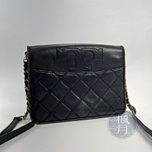 【一元起標 04/16】TORY BURCH 黑色鍊條包 斜背包 精品包 皮件 精品 時尚 配件