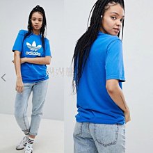 (嫻嫻屋) 英國ASOS-adidas三葉草標誌Oversized T-Shirt T卹 現貨M
