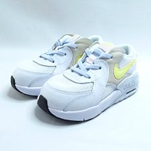 NIKE AIR MAX EXCEE(TD) 小童休閒鞋 CD6893118 氣墊 鬆緊帶 白黃【iSport愛運動】