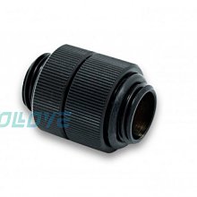 小白的生活工場*EK-AF Extender Rotary M-M G1/4 - Black (公對公 延伸.可旋轉)