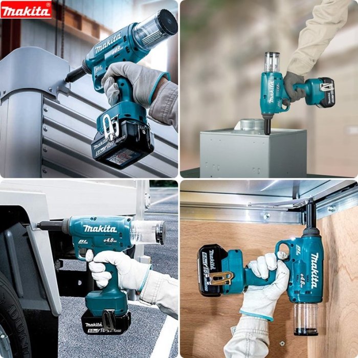 【花蓮源利】Makita 日本 DRV150Z 牧田 18V 充電式無刷拉釘槍 空機 無碳刷 DRV150