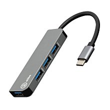 小白的生活工場*T5X Type-C 鋁合金4埠HUB集線器(USB3.0+2.0)(TT-HUB-T5X)