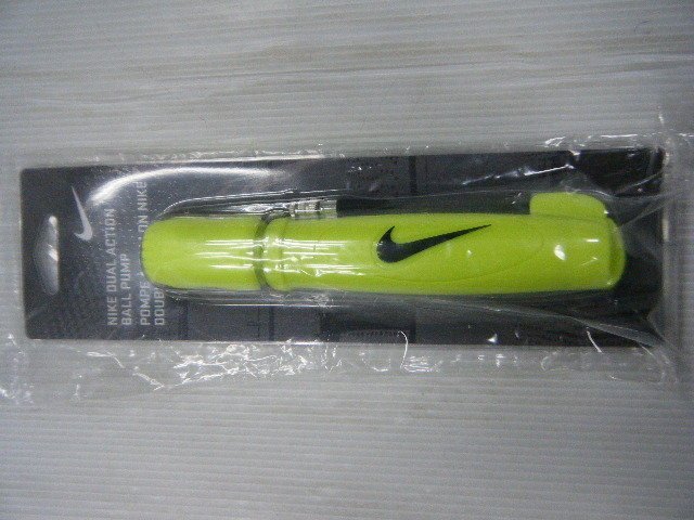 新莊新太陽 NIKE DUAL ACTION NSA05710NS 簡易式 運動用 球類 打氣筒 螢光綠 特330