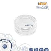 【鐘錶通】04A.1003 圓形零件盒 20g-單個/塑膠透明圓盒├零件盒及工作包/手錶材料收納/鐘錶工具┤