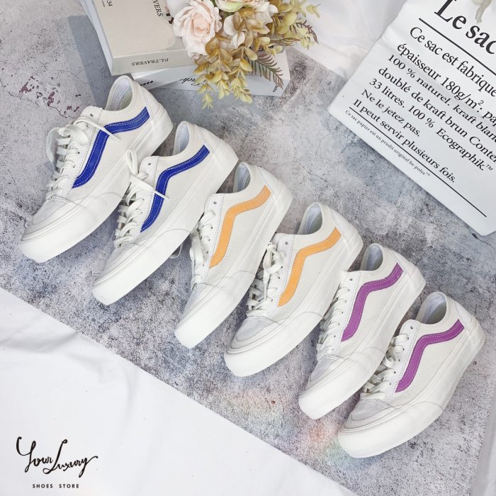 【Luxury】Vans Style36 DeconSMU 奇妙配色 滑板鞋 帆布鞋 紫 黃 藍 韓國代購