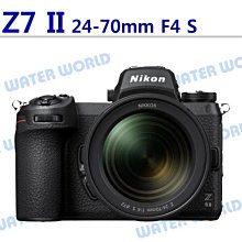 【中壢NOVA-水世界】NIKON Z7 II + Z 24-70mm F4 S  一年保固 平輸中文機