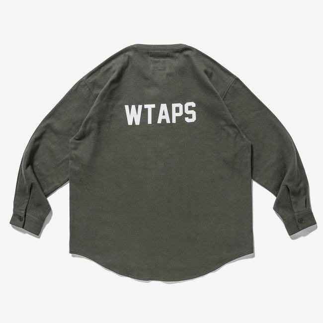 WTAPS 21AW LEAGUE LS COTTON FLANNEL SHIRT 棒球襯衫外套長袖男女