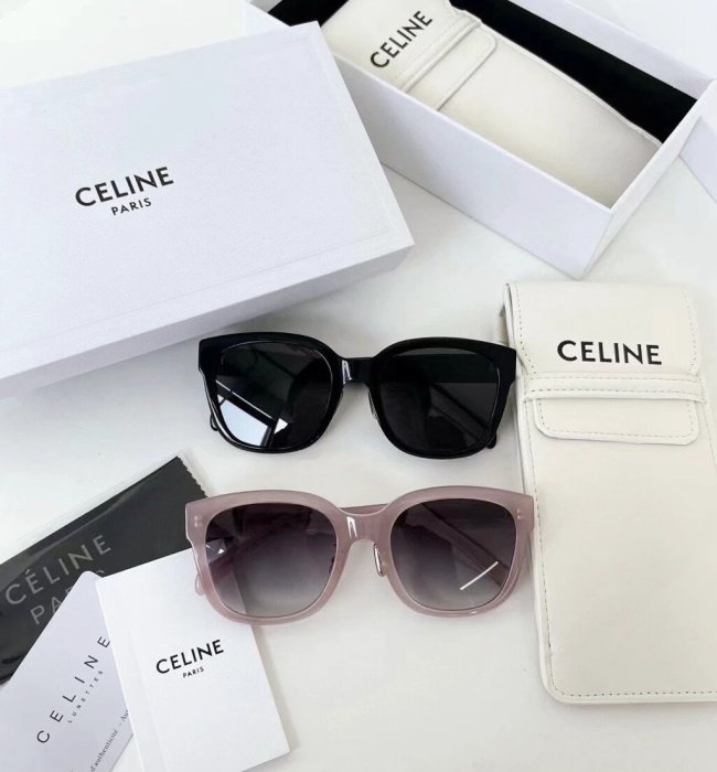 美國代購Celine 2023限定款 凱旋門Lisa同款 金屬logo系列 墨鏡 太陽眼鏡