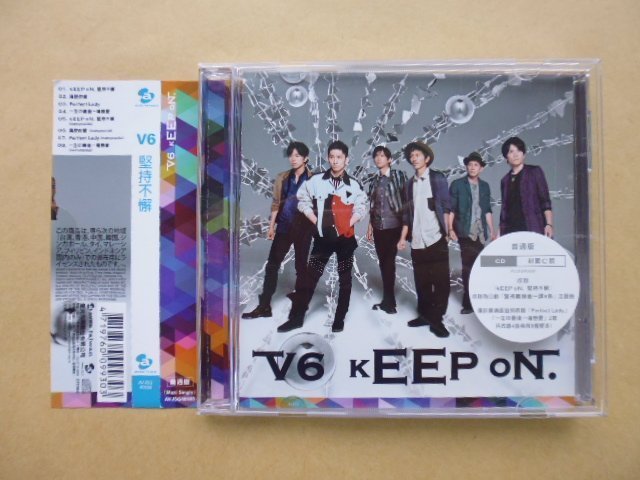 明星錄*2012年日本V6.堅持不懈=附側標.二手CD.原外盒(s223)