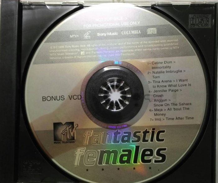 MTV Fantastic Females 1&2 女力大對抗 VCD 1 2 合輯