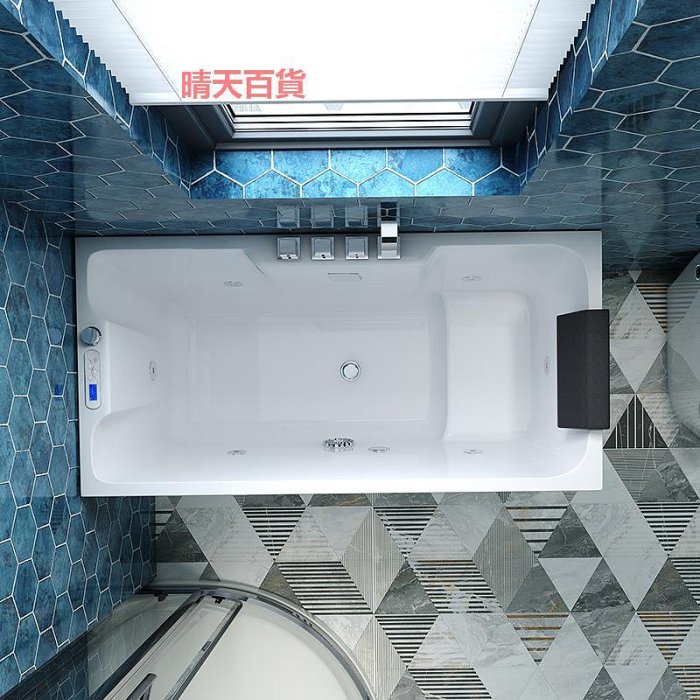 小戶型日式加深坐式浴缸亞克力家用獨立式恒溫按摩迷你小浴缸浴盆