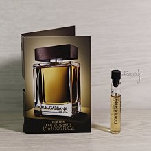 D&G Dolce & Gabbana 唯我 THE ONE 男性淡香水 1.5mL 沾式 試管香水 全新