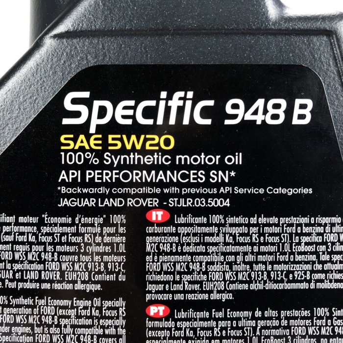 [機油倉庫]附發票MOTUL Specific 948B 5W-20 5W20全合成機油