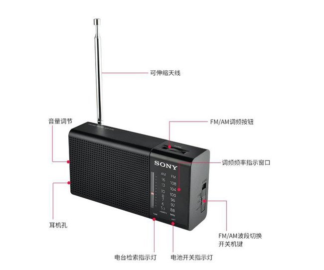 【含稅】Sony索尼 ICF-P36 高音質收音機 AM/FM