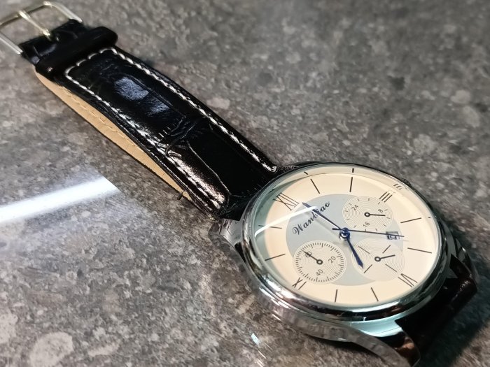 4.1cm大錶徑日期石英錶  仿三眼 圓弧造型玻璃 水鬼錶 賽車錶 探險家非勞力士卡西歐SEIKO星辰錶