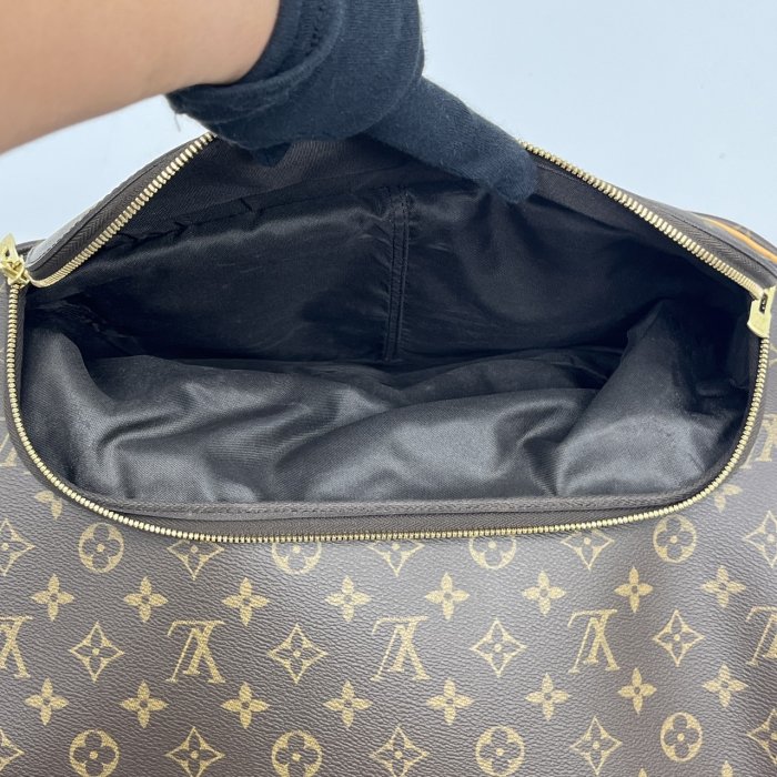 哈極品】美品《Louis Vuitton LV vintage 老花字紋行李袋/旅行袋/手提