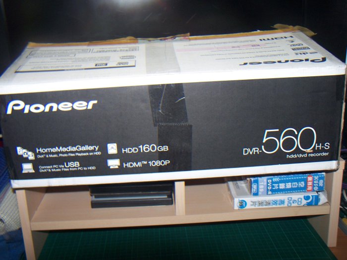 PIONEER DVR-560H-S 160GB硬碟+DVD錄放影機 附原廠遙控器