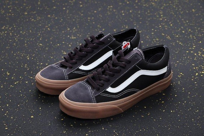 vans style 36 old skool 短頭 麂皮 帆布 膠底 焦糖底 黑白 滑板鞋 男女