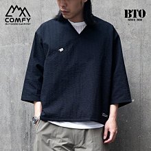 [BTO] 日本【Comfy outdoor garment】Samue shirt coolmax 機能涼感泡泡紗作務衣