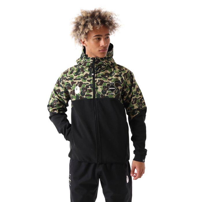 日貨代購CITY】2019SS BAPE x FCRB VENTILATION HOODIE 外套帽T 現貨