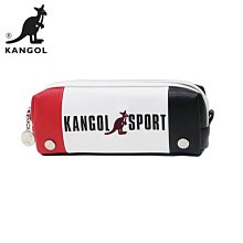 KANGOL SPORT 紅色款 皮革 筆袋 鉛筆盒 KANGOL 英國袋鼠 日本正版【080618】