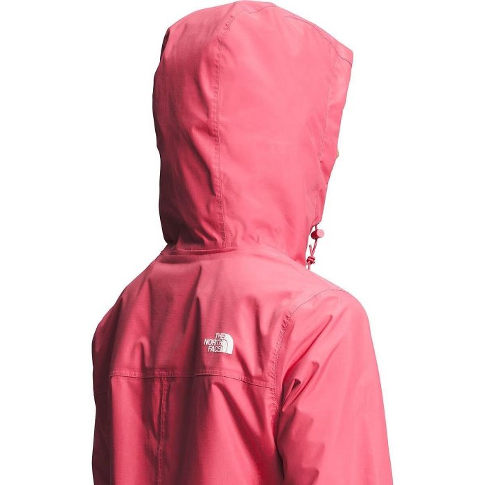 全新正品The North Face Antora Parka cosmos pink微長版 衝鋒外套防風防水外套(L)