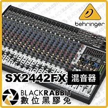 數位黑膠兔【 Behringer SX2442FX 大型混音器 】 24輸入 Multi-FX 處理器 低噪 現場混音器