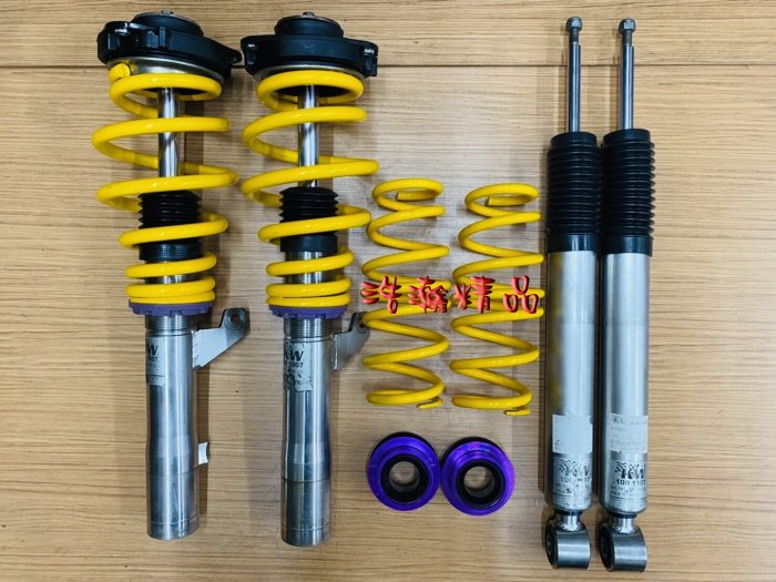 浩瀚精品 KW V3 VW GOLF5 GOLF6 A3 55MM 用 高低軟硬伸縮側可調避震器 極新品 保固4個月