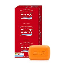 【JPGO】日本進口 Muse 溫和清潔 植物性肥皂.香皂 135gx3入#029