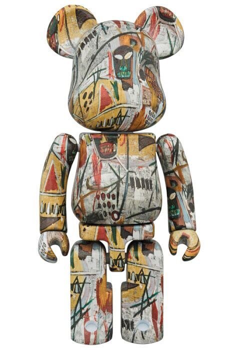 全新MEDICOM TOY超合金BE@RBRICK JEAN-MICHEL BASQUIAT 另外有KEITH