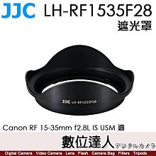 【數位達人】JJC LH-RF1535F28 鏡頭遮光罩 替代EW-88F 防眩光／Canon RF 15-35mm F2.8L IS USM 適